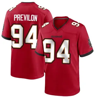 Tampa Bay Buccaneers Youth Willington Previlon Game Team Color Jersey - Red