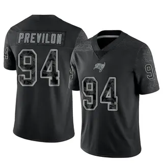 Tampa Bay Buccaneers Youth Willington Previlon Limited Reflective Jersey - Black