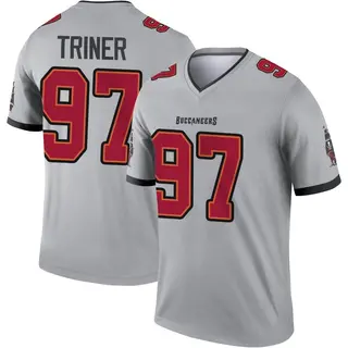 Tampa Bay Buccaneers Youth Zach Triner Legend Inverted Jersey - Gray
